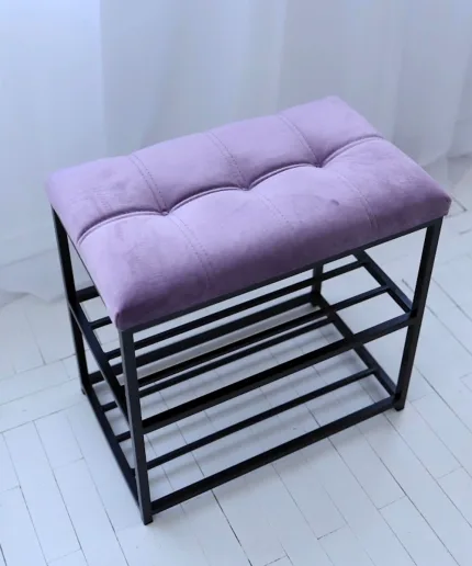 Банкетка для взуття - Велюр - 50*30 см